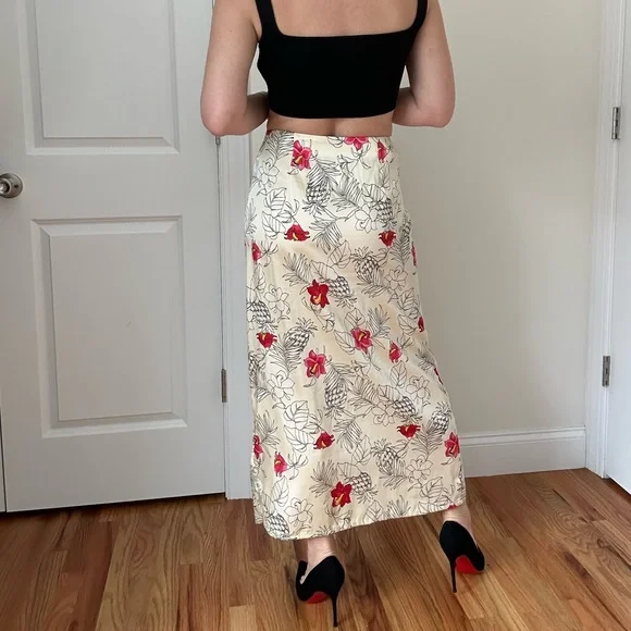 Zara Tropical Printed Skirt Set - Picture 7 of 12